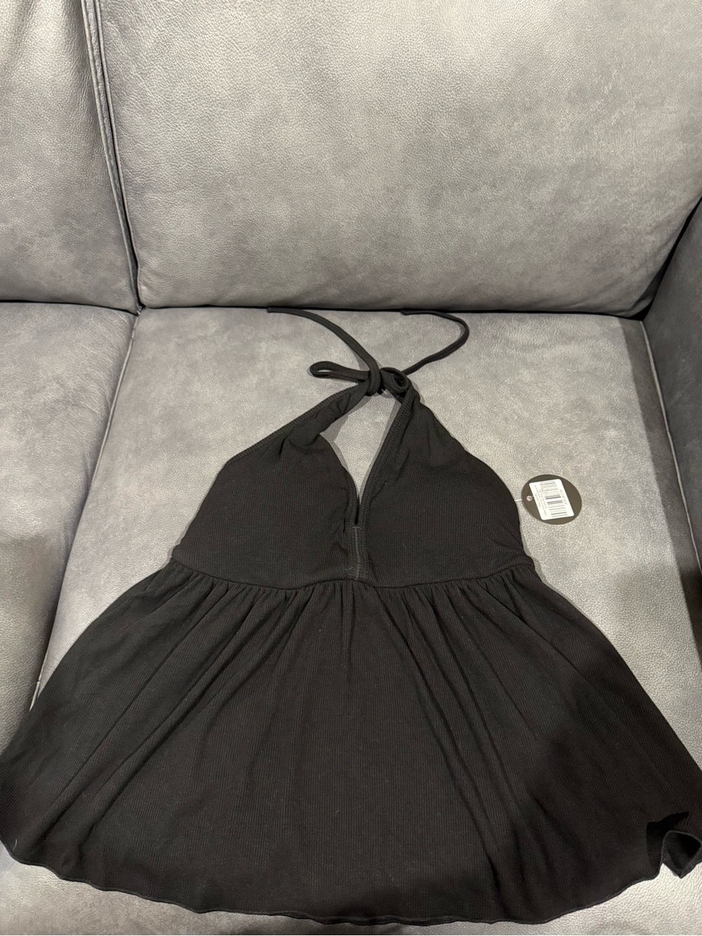 Klassy Network Black Halter Tank Top
